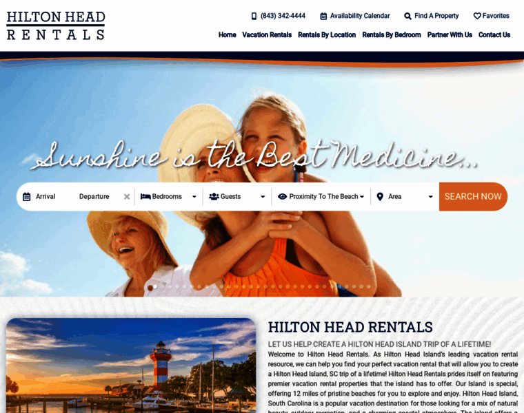 Hiltonheadrentals.com thumbnail