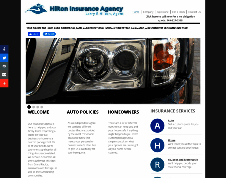 Hiltoninsuranceagency.com thumbnail