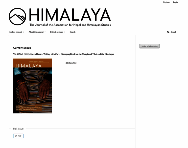 Himalayajournal.org thumbnail