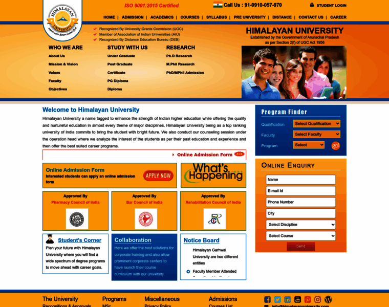 Himalayanuniversity.com thumbnail