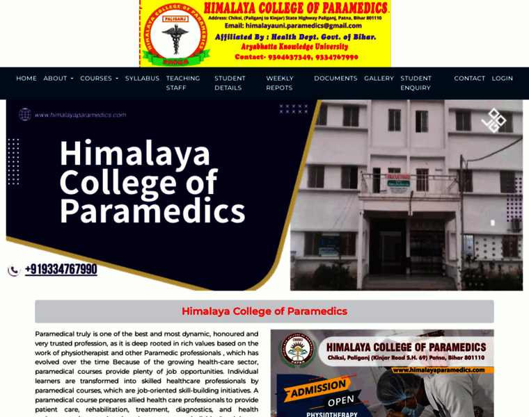 Himalayaparamedics.com thumbnail