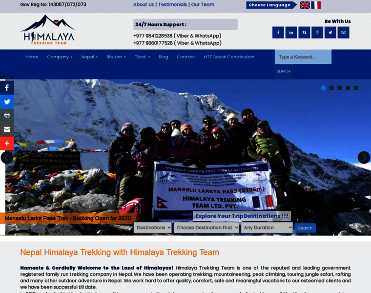 Himalayatrekkingteam.com thumbnail