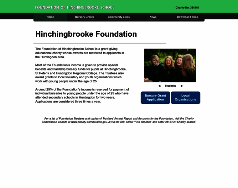 Hinchingbrookefoundation.org.uk thumbnail