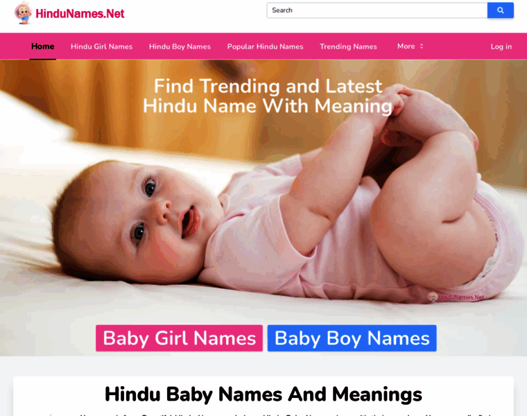 Hindunames.net thumbnail