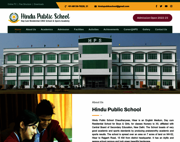 Hindupublicschool.org thumbnail