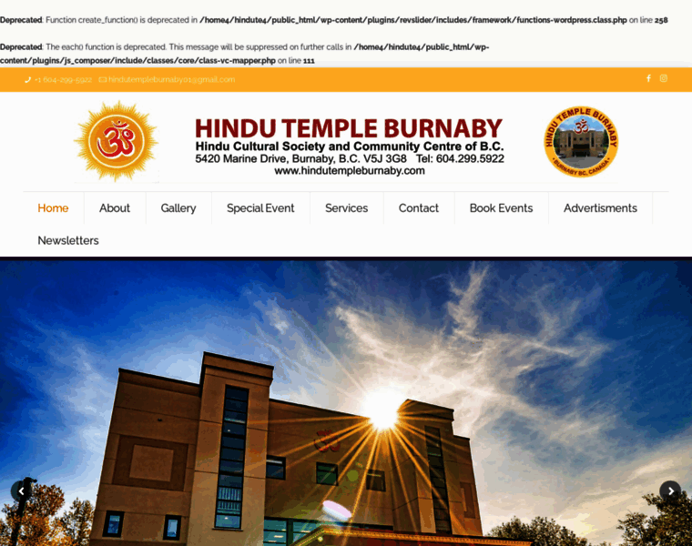 Hindutempleburnaby.com thumbnail
