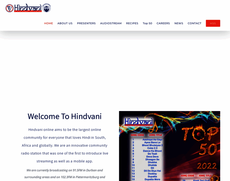 Hindvani.co.za thumbnail