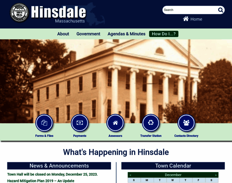 Hinsdalemass.com thumbnail