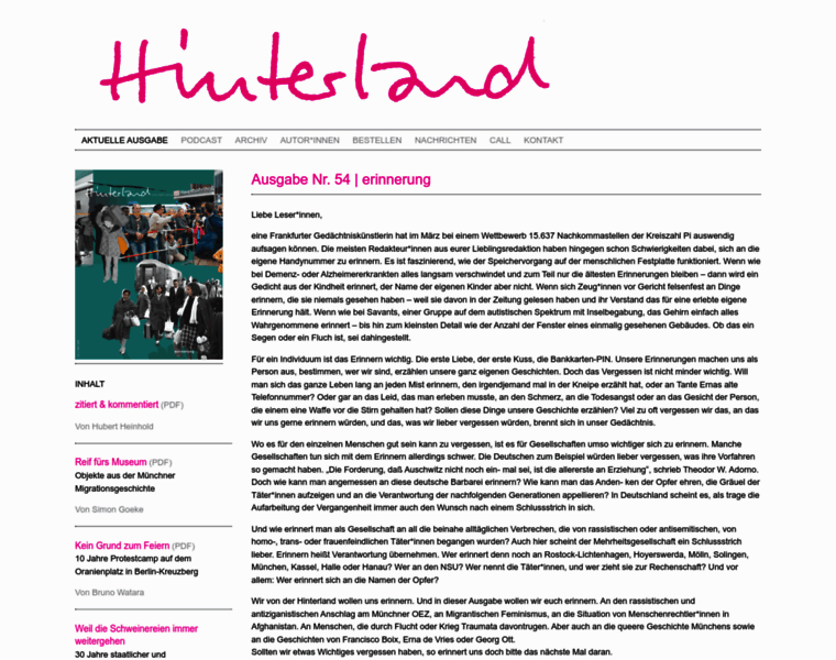 Hinterland-magazin.de thumbnail