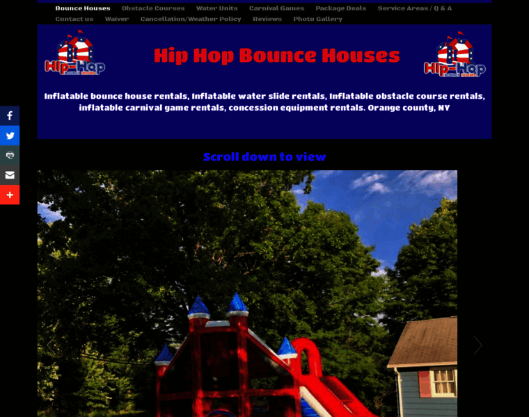 Hiphopbouncehouses.com thumbnail