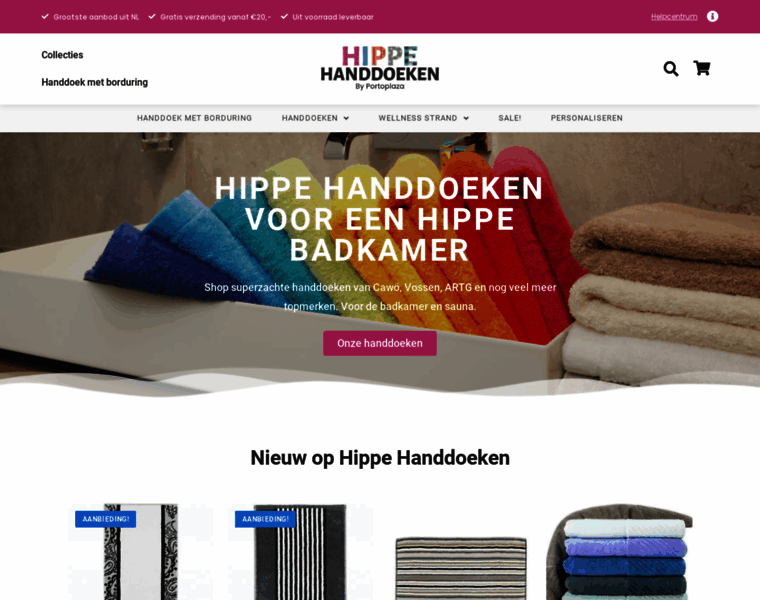 Hippehanddoeken.nl thumbnail
