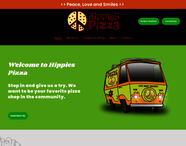 Hippiespizza.com thumbnail