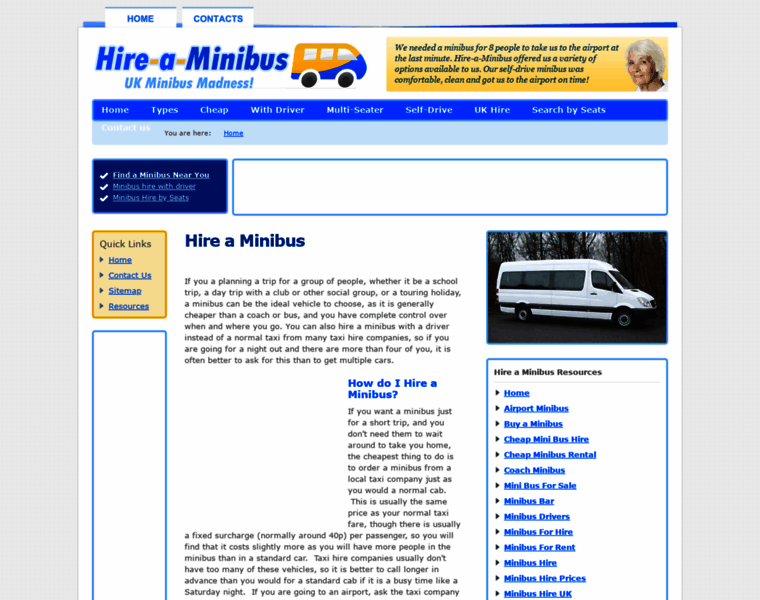 Hire-a-minibus.co.uk thumbnail