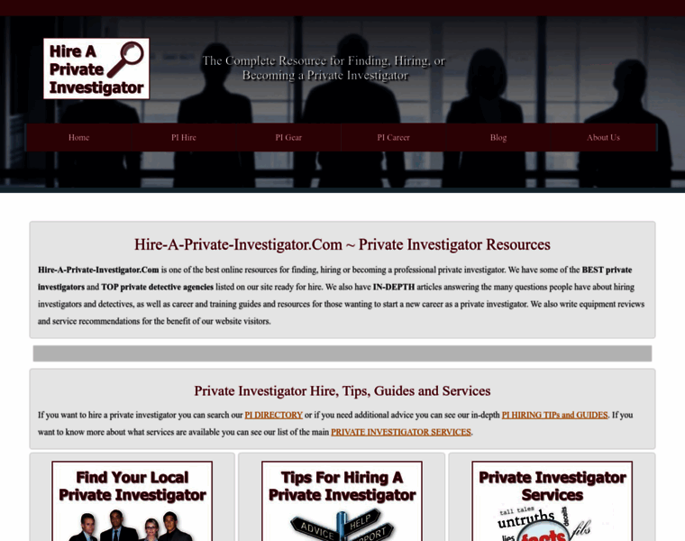 Hire-a-private-investigator.com thumbnail
