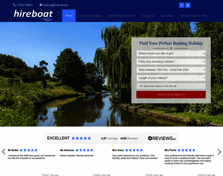 Hireboat.com thumbnail