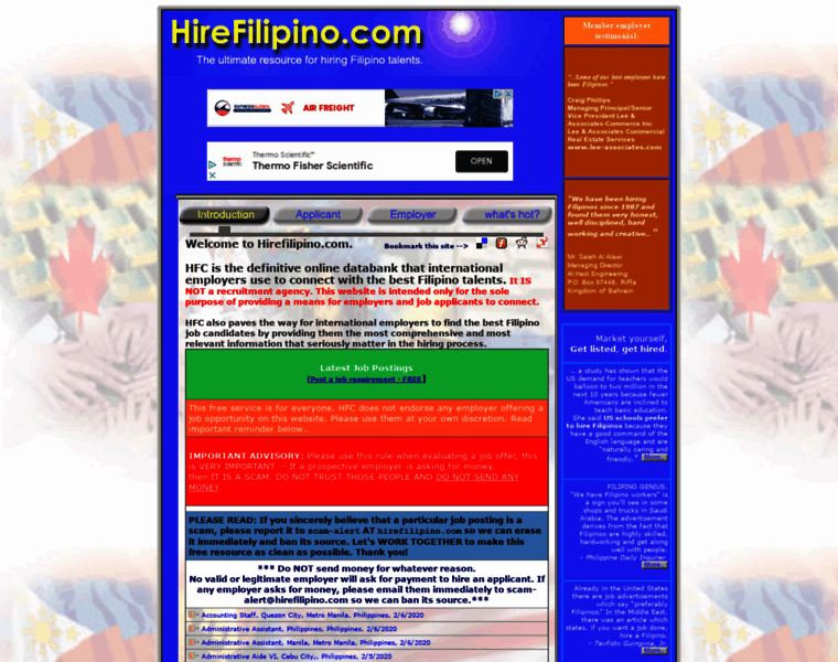 Hirefilipino.com thumbnail