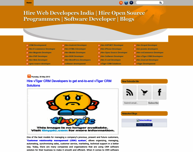 Hirewebdevelopers.blogspot.in thumbnail