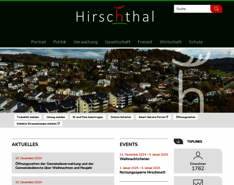 Hirschthal.ch thumbnail