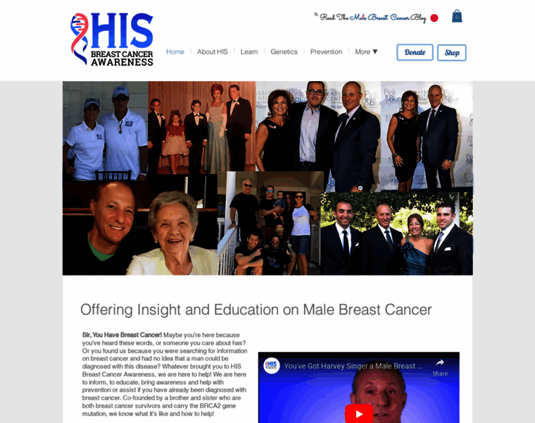Hisbreastcancer.org thumbnail