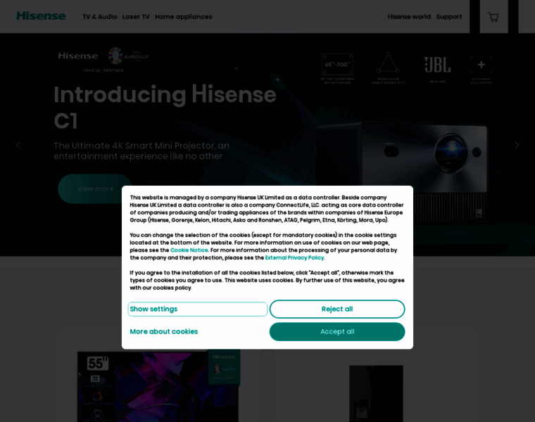 Hisense.co.uk thumbnail