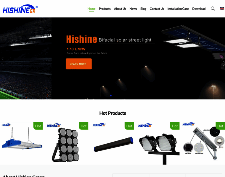 Hishine-led.com thumbnail