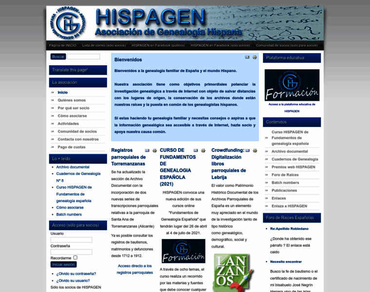 Hispagen.es thumbnail
