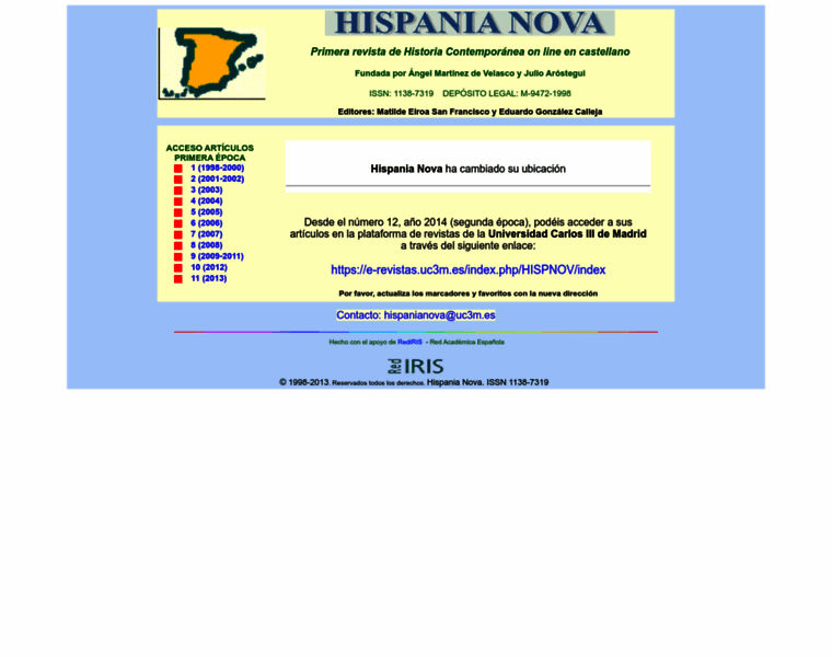 Hispanianova.rediris.es thumbnail