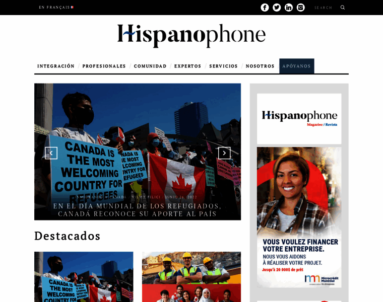 Hispanophone.ca thumbnail