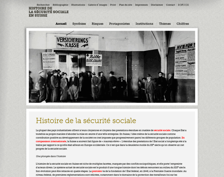 Histoiredelasecuritesociale.ch thumbnail