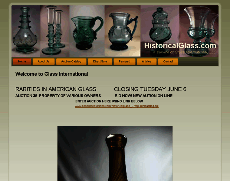 Historicalglass.com thumbnail