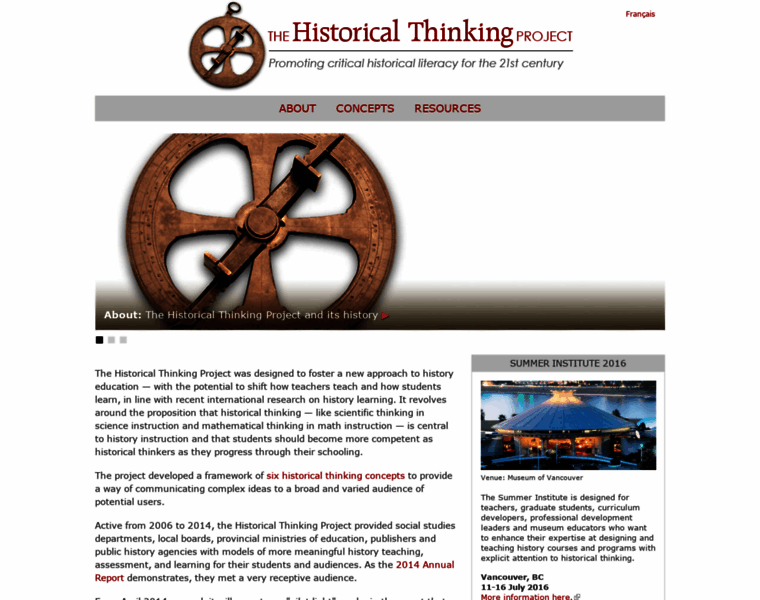 Historicalthinking.ca thumbnail