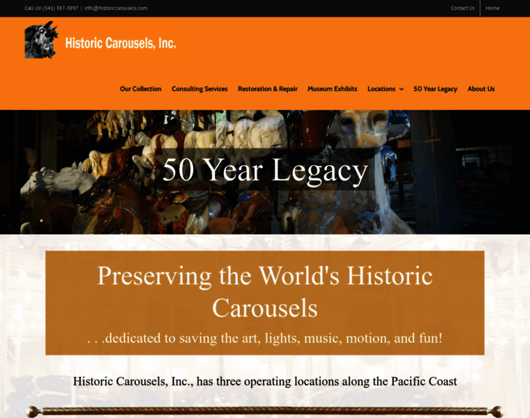 Historiccarousels.com thumbnail