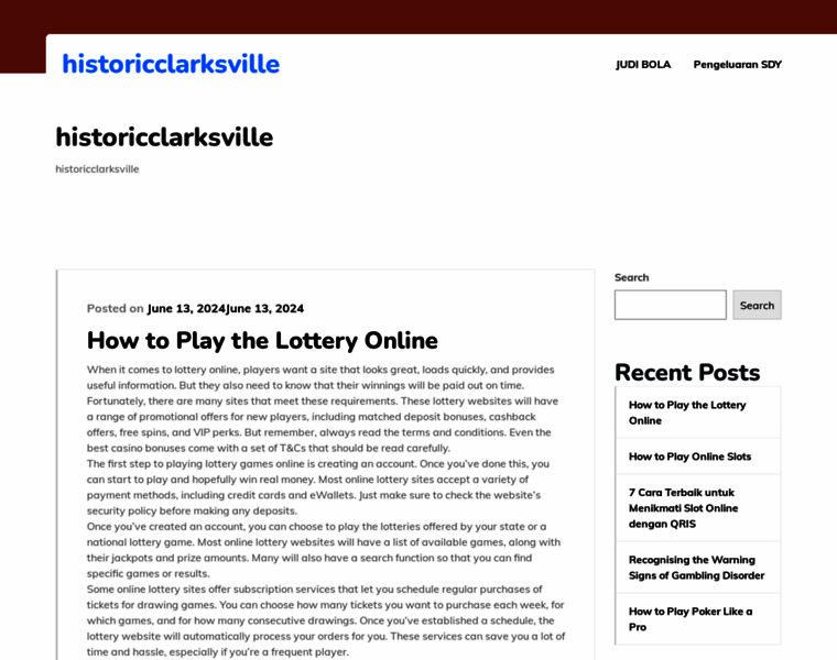 Historicclarksville.org thumbnail