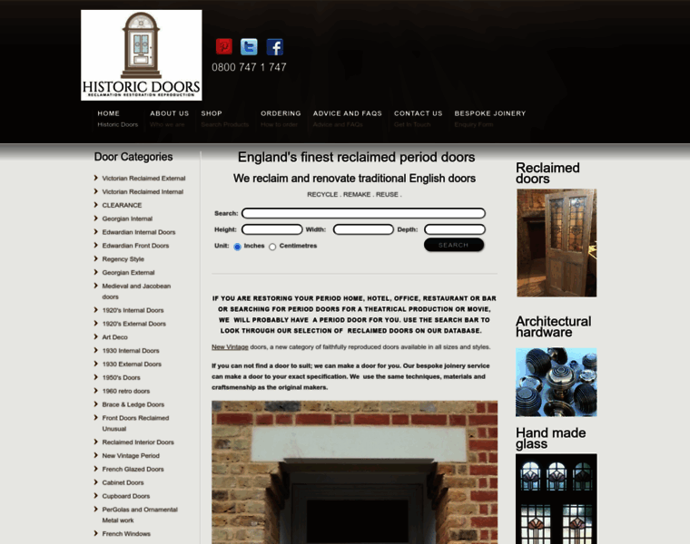 Historicdoors.co.uk thumbnail
