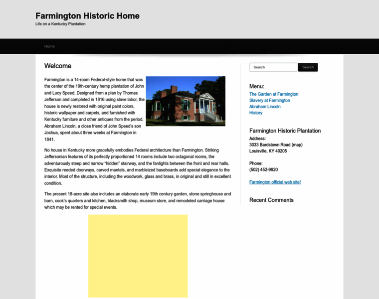 Historicfarmington.org thumbnail