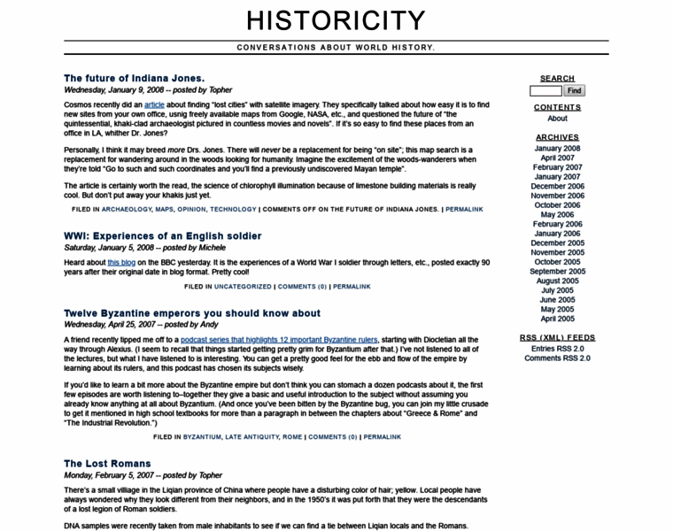 Historicity.org thumbnail