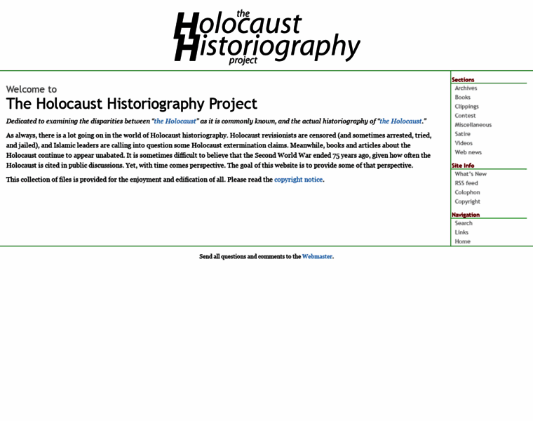 Historiography-project.com thumbnail