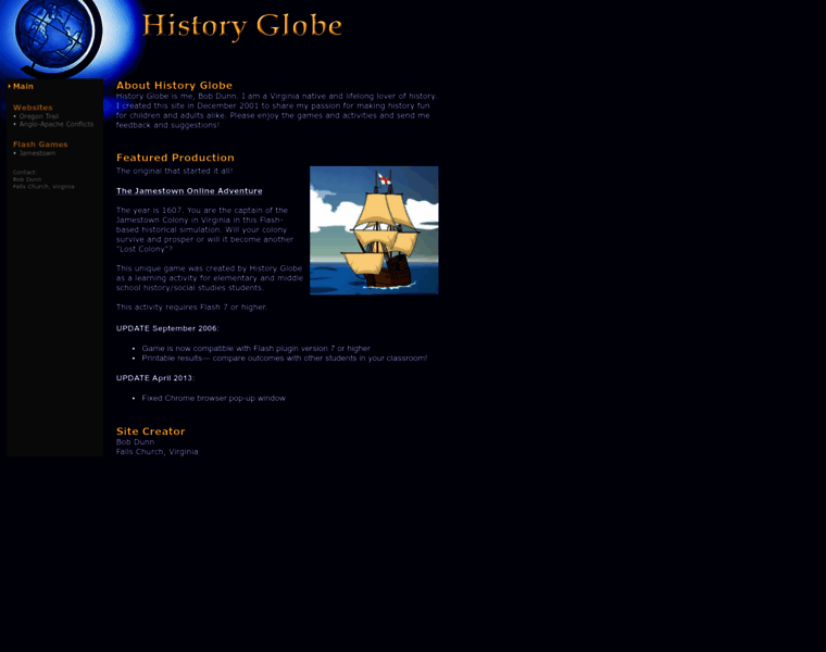 Historyglobe.com thumbnail