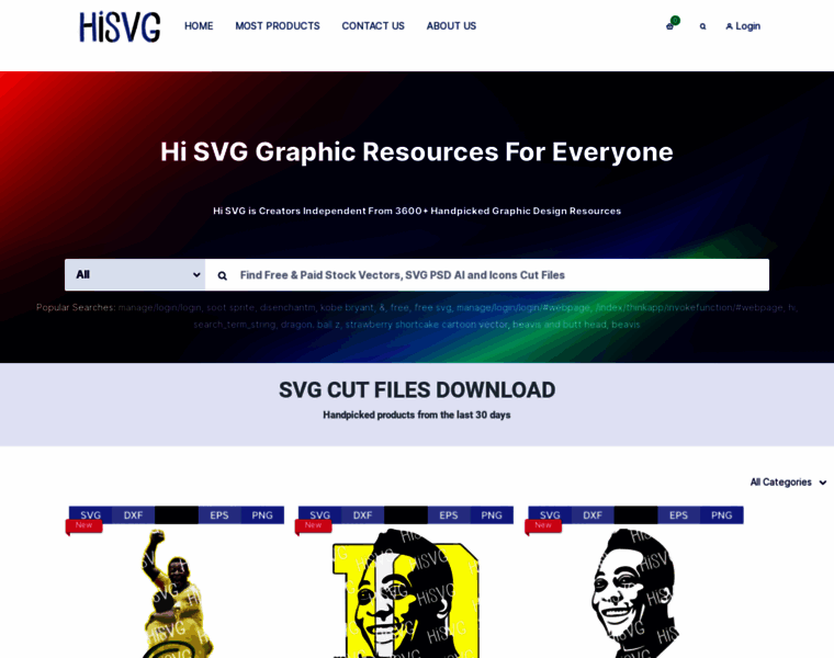 Hisvg.com thumbnail