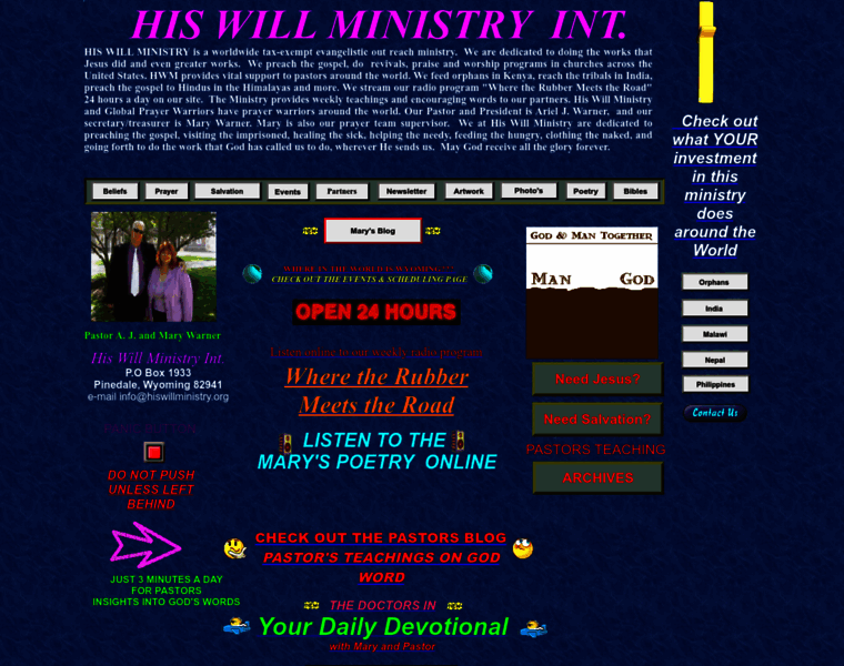 Hiswillministry.org thumbnail