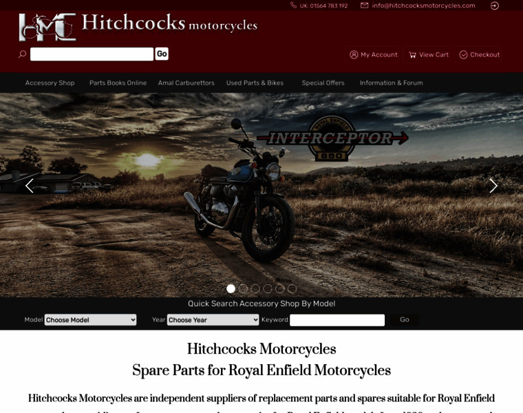 Hitchcocksmotorcycles.com thumbnail
