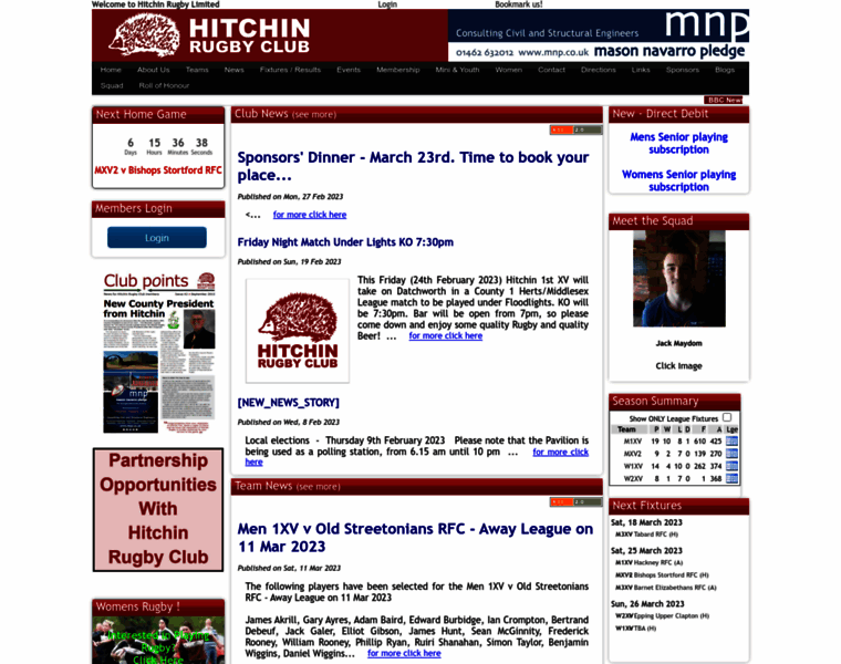 Hitchinrugby.com thumbnail