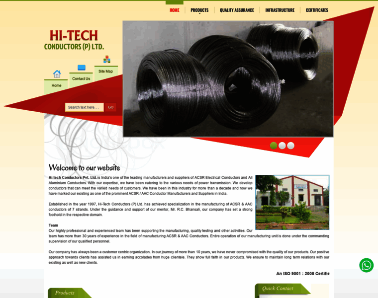 Hitechconductors.com thumbnail