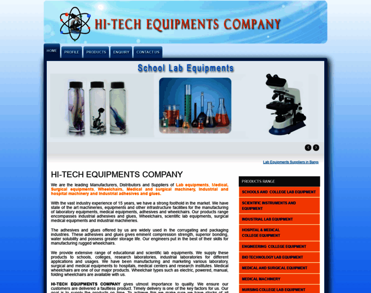 Hitechequipments.com thumbnail