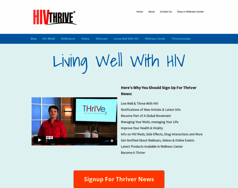 Hivthrive.com thumbnail