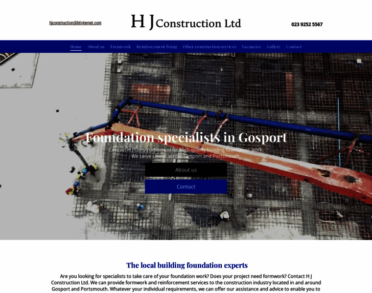 Hjconstruction.co.uk thumbnail