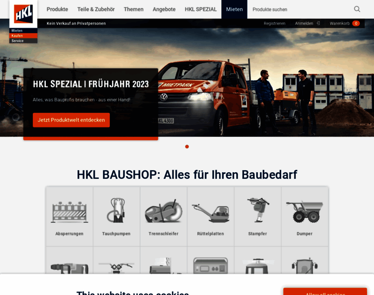 Hkl-baushop.de thumbnail