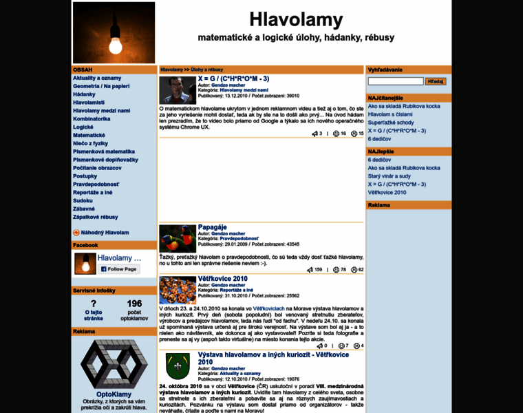 Hlavolamy.sk thumbnail