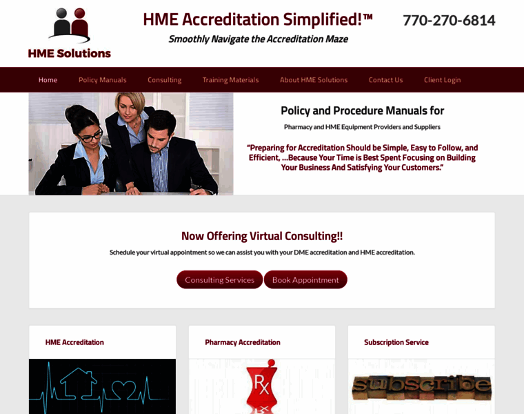 hmeaccreditationsimplified.com at WI. HME accreditation consulting for ...