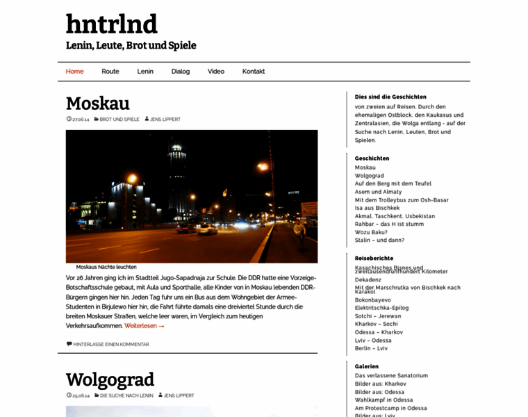 Hntrlnd.de thumbnail